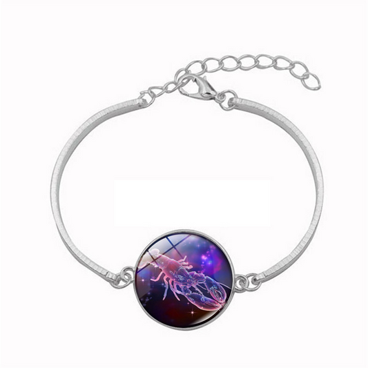 Bracelet Signe Astrologique Cancer | Fin Argent