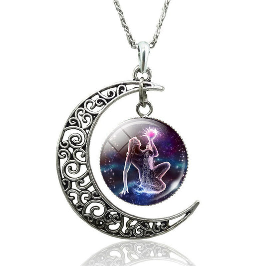 Collier Signe Astrologique Verseau | Lune Femme