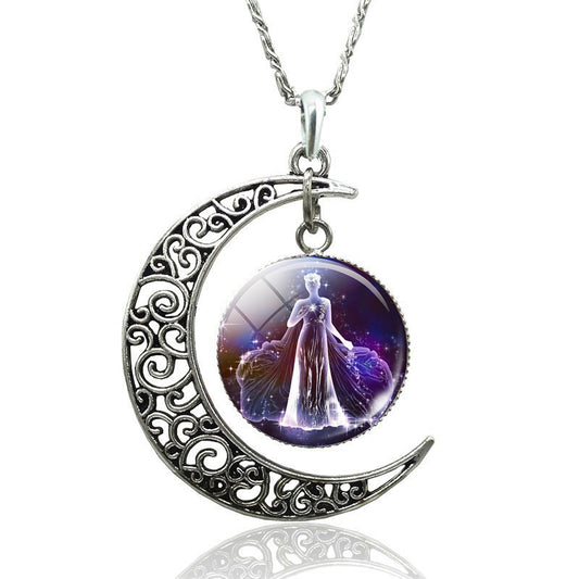 Collier Signe Astrologique Vierge | Lune Femme